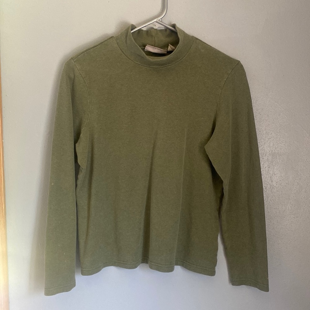 Craft and barrow green turtle neck.